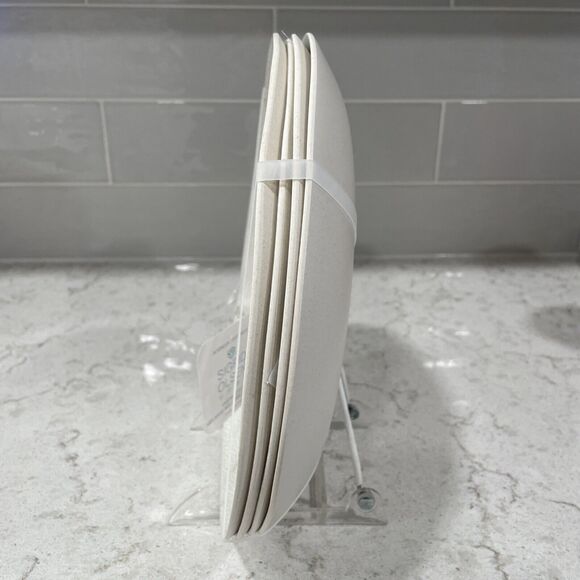 Set 4 Crackle 11” Melamine Dinner Plates Sigrid Olsen Coastal Sea Life Ocean - Picture 6 of 9